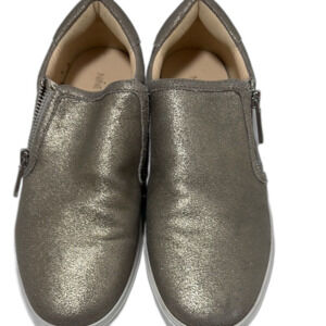 Nine West Metallic Slip-On Shoes Size 9